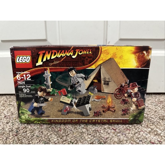 LEGO Indiana Jones 7624‎ Jungle Duel (2008) NEW SEALED *MILD DENTS TO BOX - Picture 1 of 6
